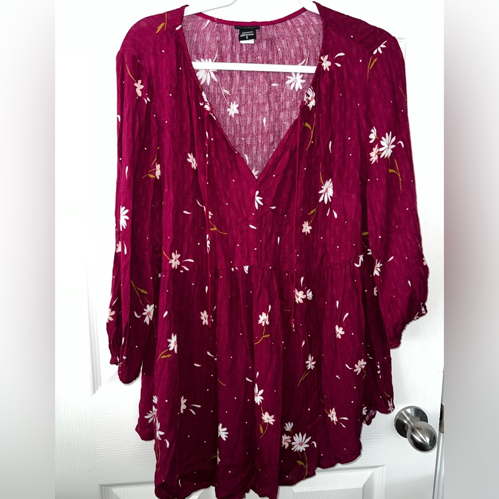 Torrid Floral Blouse